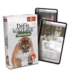 Bioviva Défis Nature- Ameriques-French Card Game New Sealed Ages 7+